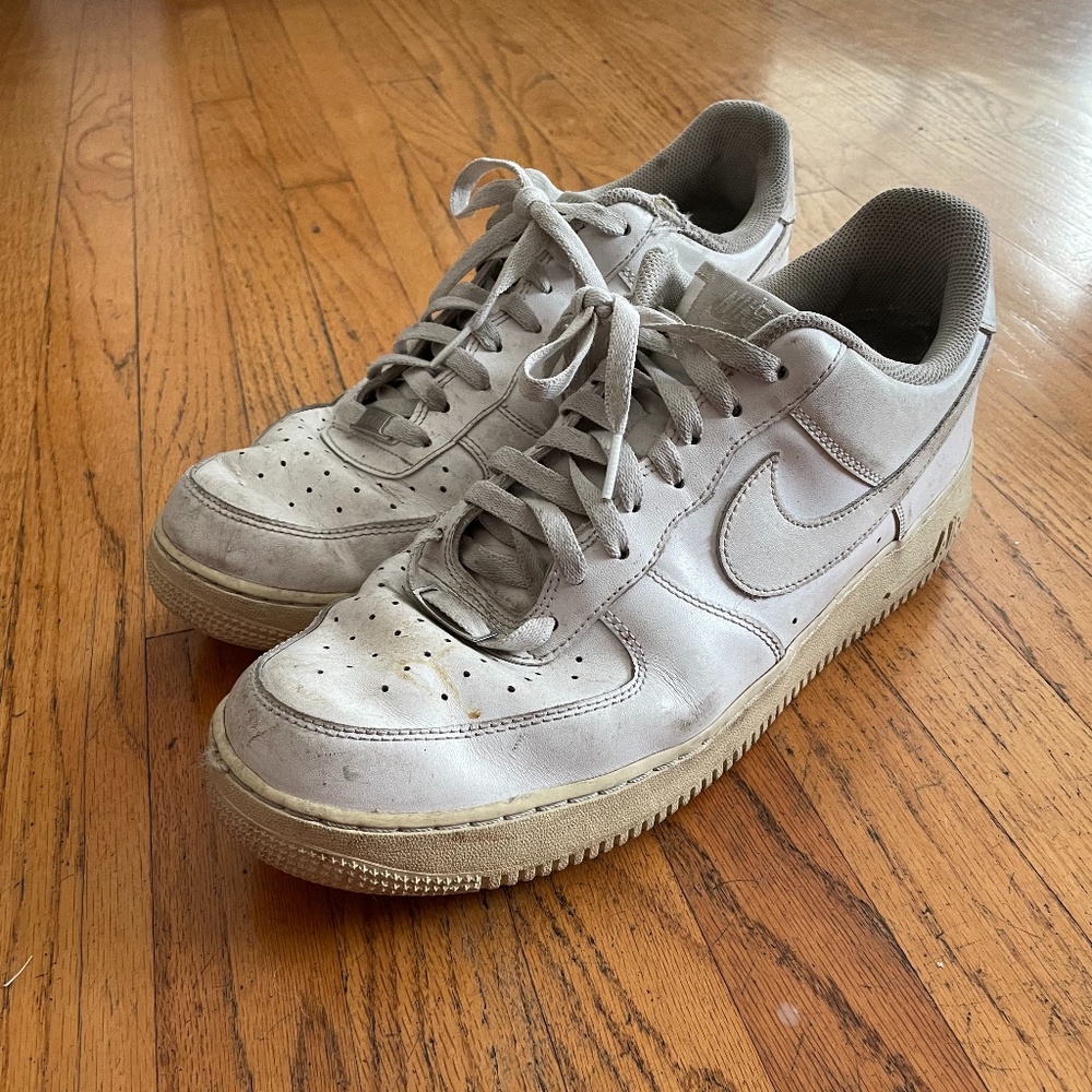 Mens White Nike Air Force Ones